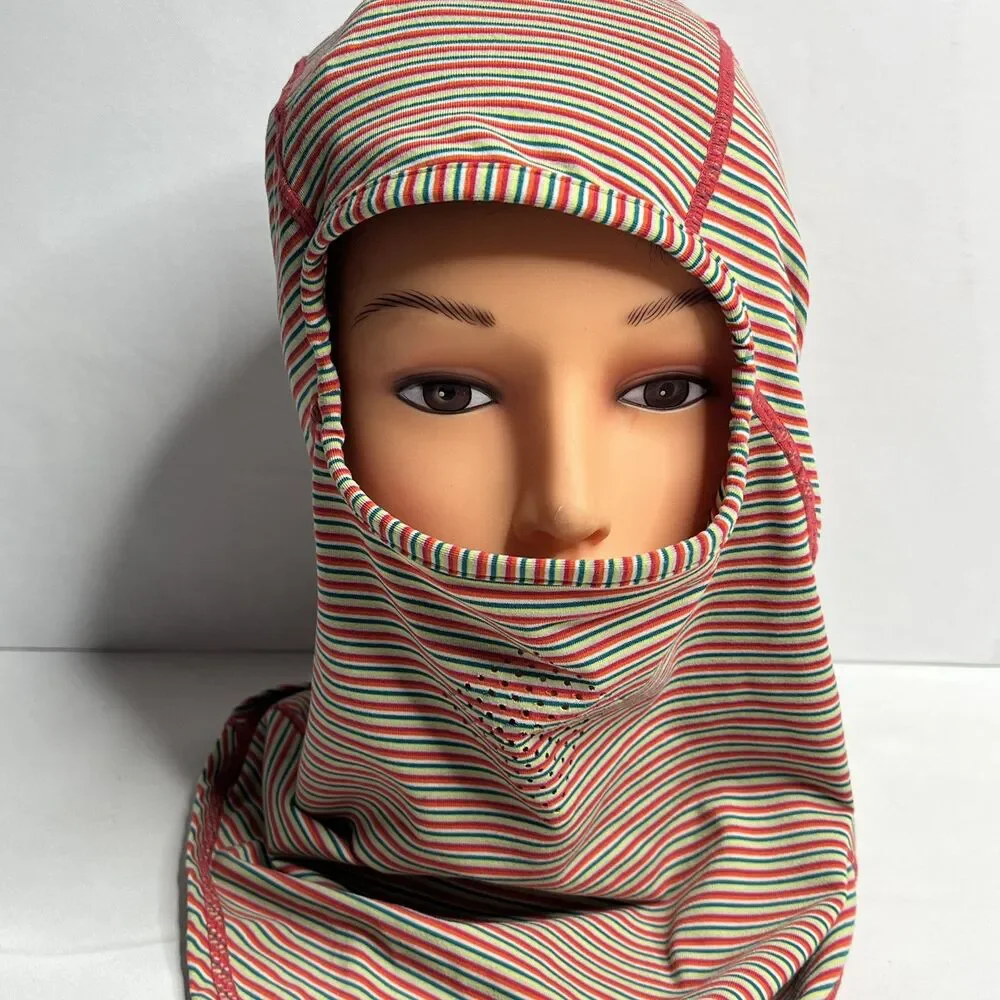 Columbia Striped Balaclava Head Face Cover Unisex One Size